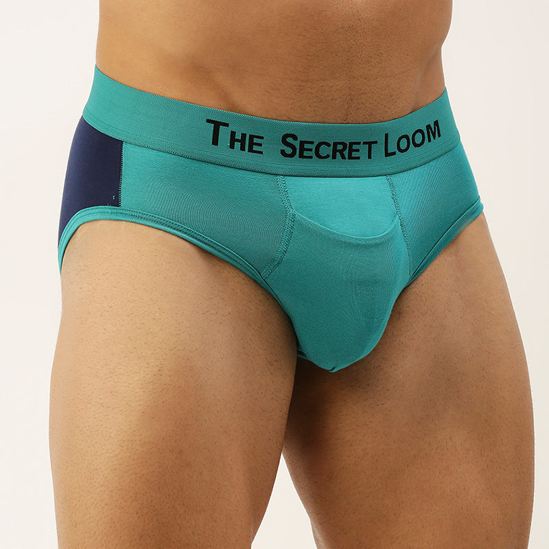 Men's Outer Elastic Modal Elastane brief-Cut and sew