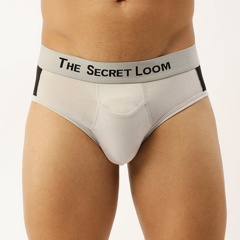 Men's Outer Elastic Modal Elastane brief-Cut and sew