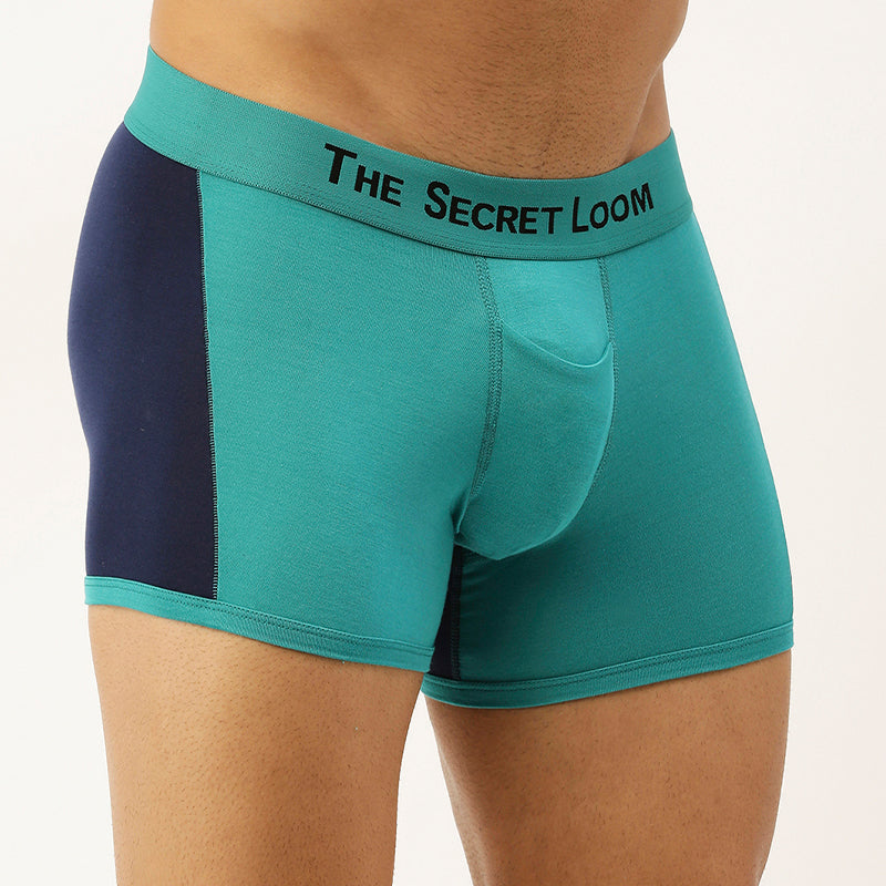 Men's Outer Elastic Modal Elastane mini trunk-Cut and sew