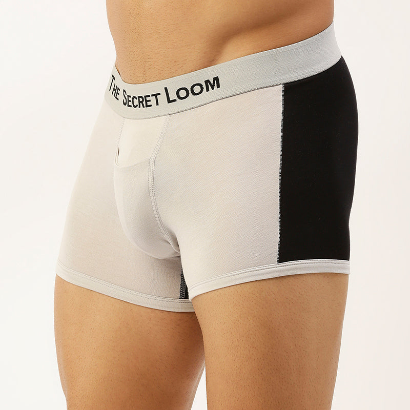 Men's Outer Elastic Modal Elastane mini trunk-Cut and sew