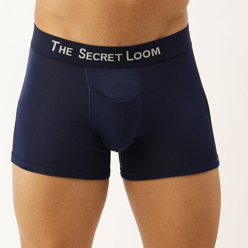 Men's Outer Elastic Modal Elastane mini trunk-Cut and sew