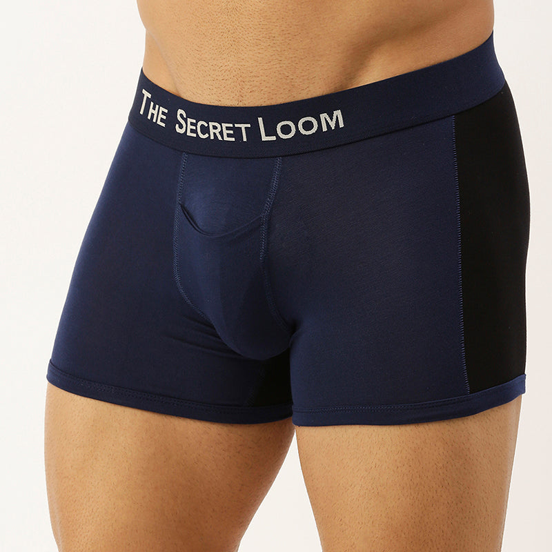 Men's Outer Elastic Modal Elastane mini trunk-Cut and sew