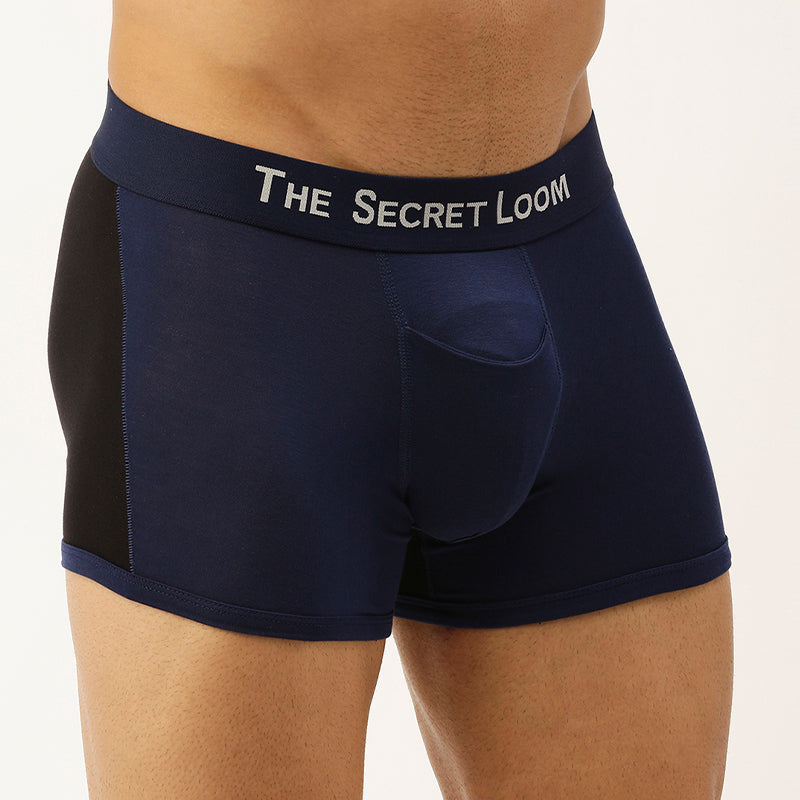 Men's Outer Elastic Modal Elastane mini trunk-Cut and sew