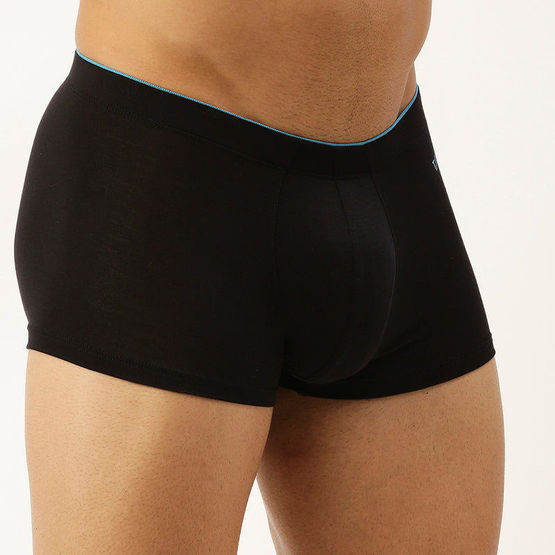 Men's Outer Elastic Modal Elastane Mini Trunk - Hidden Elastic