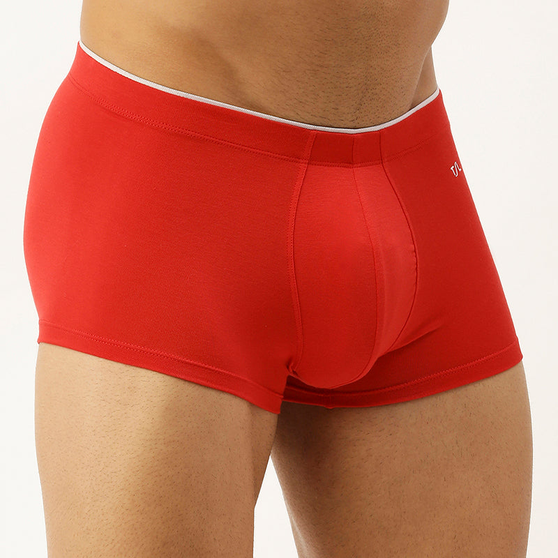 Men's Outer Elastic Modal Elastane Mini Trunk - Hidden Elastic