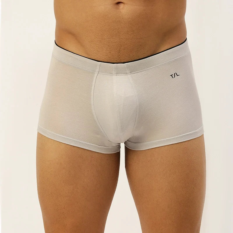 Men's Outer Elastic Modal Elastane Mini Trunk - Hidden Elastic