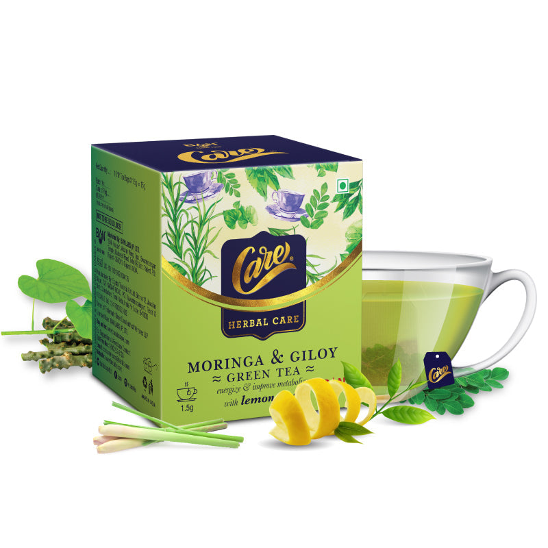 Moringa & Giloy With Lemongrass Green Tea