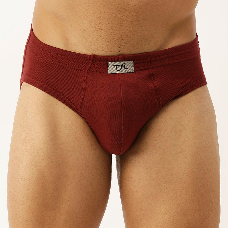 Men's Inner Elastic 1X1 Rib brief