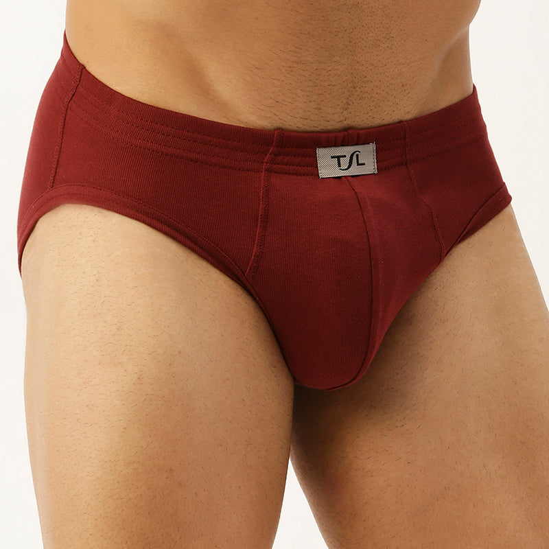Men's Inner Elastic 1X1 Rib brief