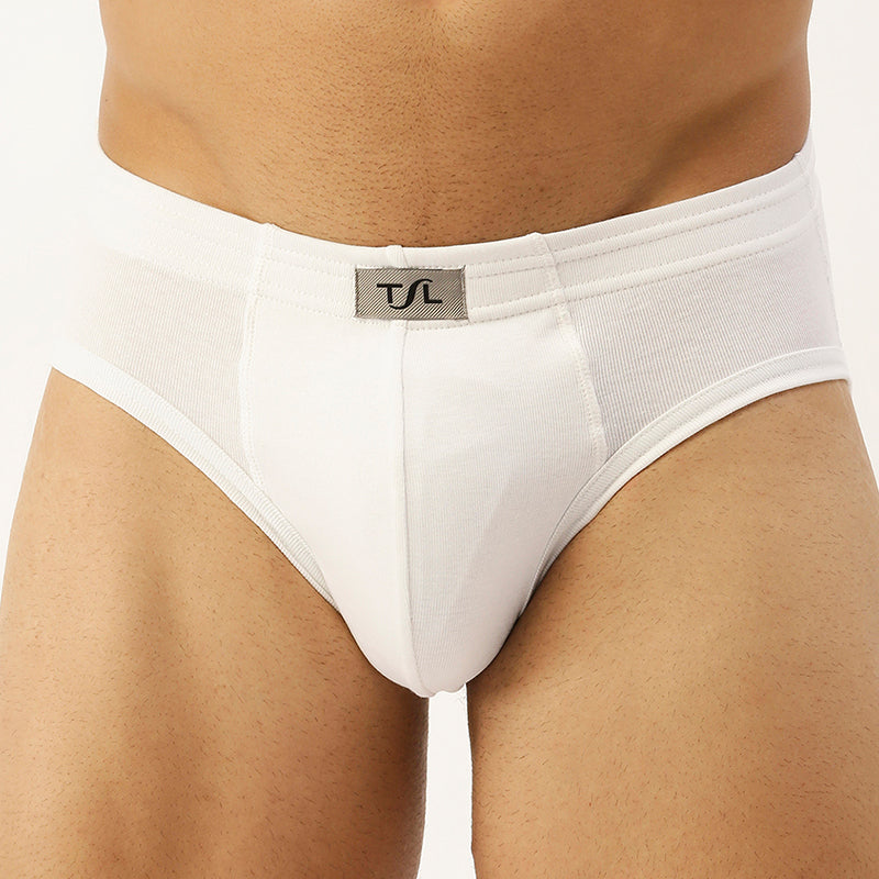 Men's Inner Elastic 1X1 Rib brief