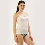 Women adjustable straps 1X1 Rib camisole
