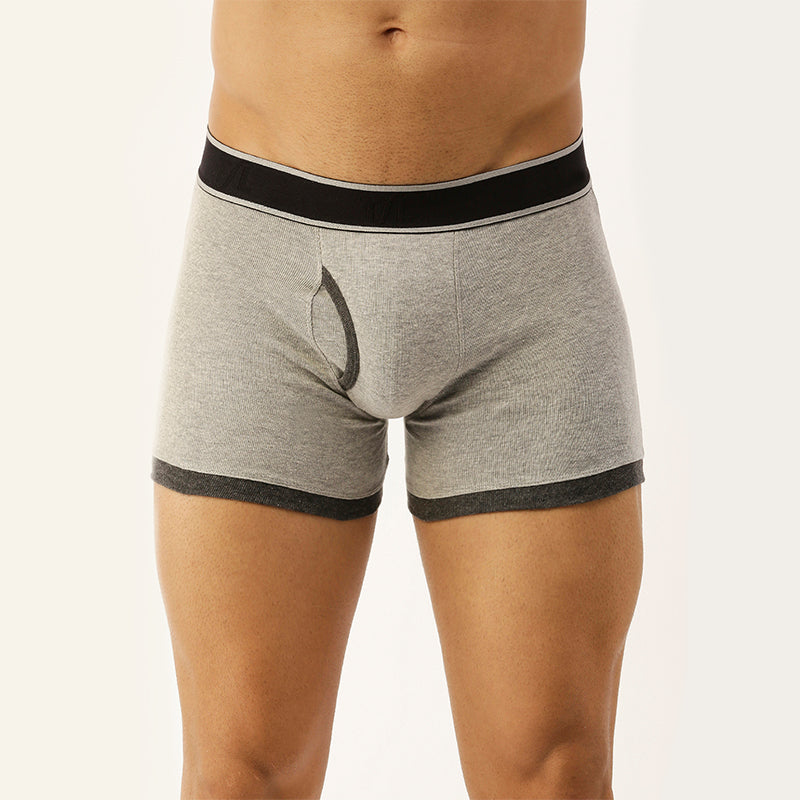 Men's Outer Elastic 1X1 Rib Mini trunk