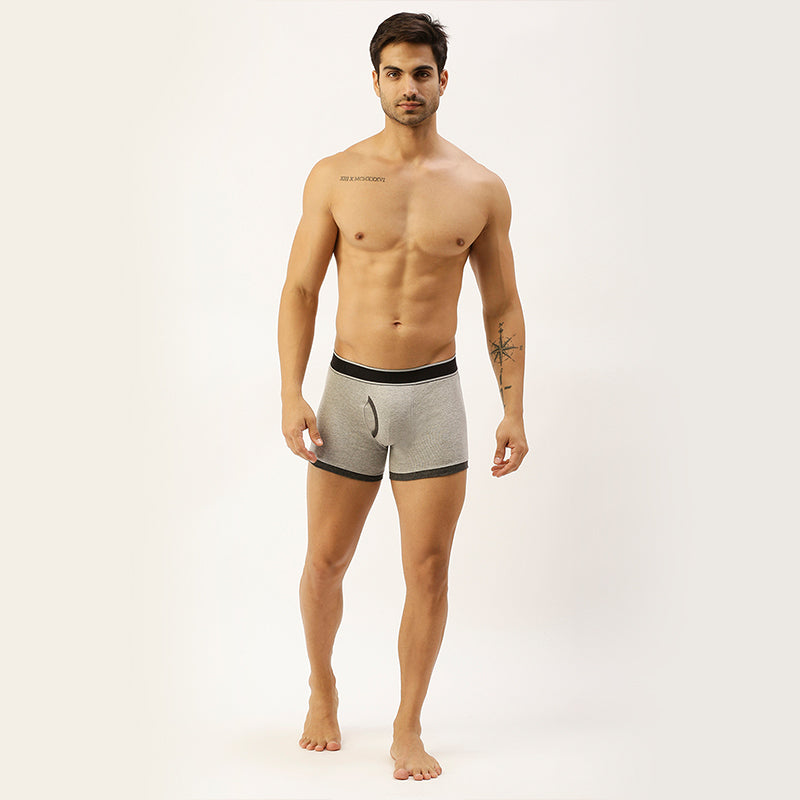 Men's Outer Elastic 1X1 Rib Mini trunk