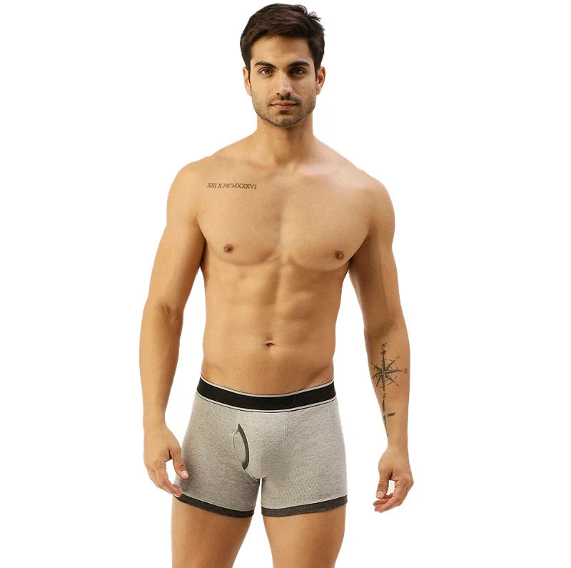 Men's Outer Elastic 1X1 Rib Mini trunk