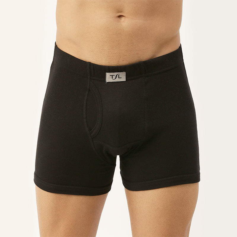 Men's Inner Elastic 1X1 Rib trunk