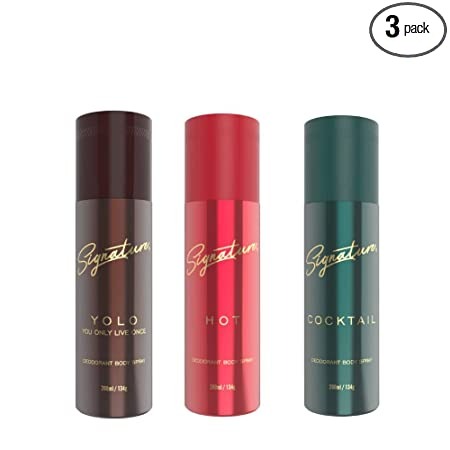 Signature Combo Deodorant Body Spray Pack of 3