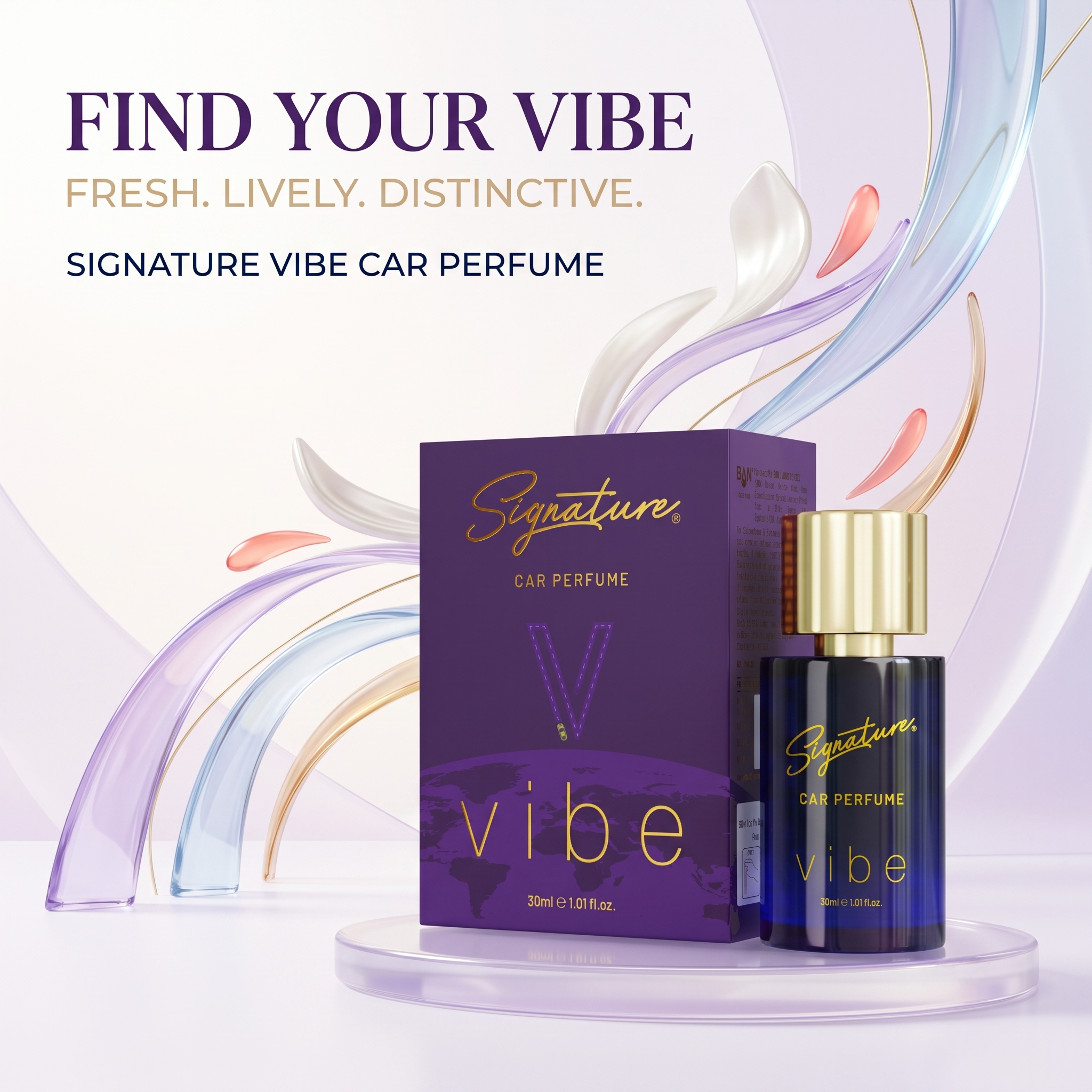 Signature Premium Car Perfume – 30 ML – Vibe