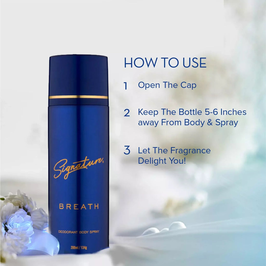 Signature Perfume Body Spray - "BREATH" - 200 ML
