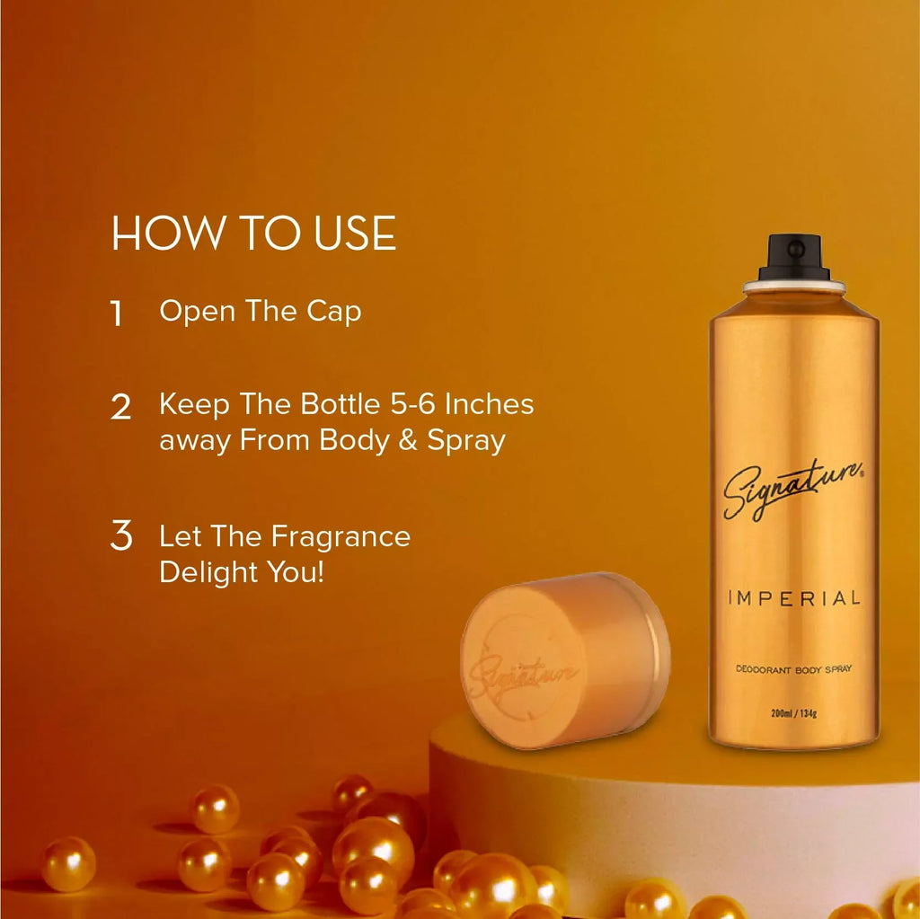 Signature Perfume Body Spray - "IMPERIAL" - 200 ML