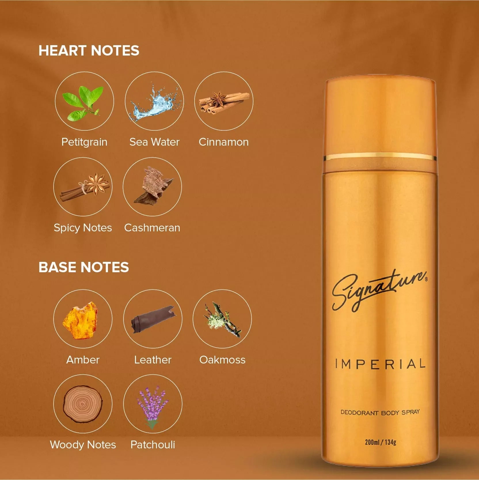 Signature Perfume Body Spray - "IMPERIAL" - 200 ML